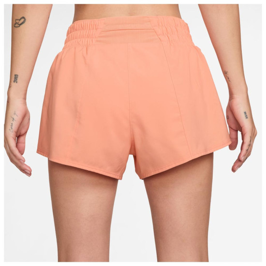 Nike Γυναικείο σορτς One Dri-FIT Mid-Rise 3" Brief-Lined Shorts Nike Γυναικείο σορτς One Dri-FIT Mid-Rise 3" Brief-Lined Shorts